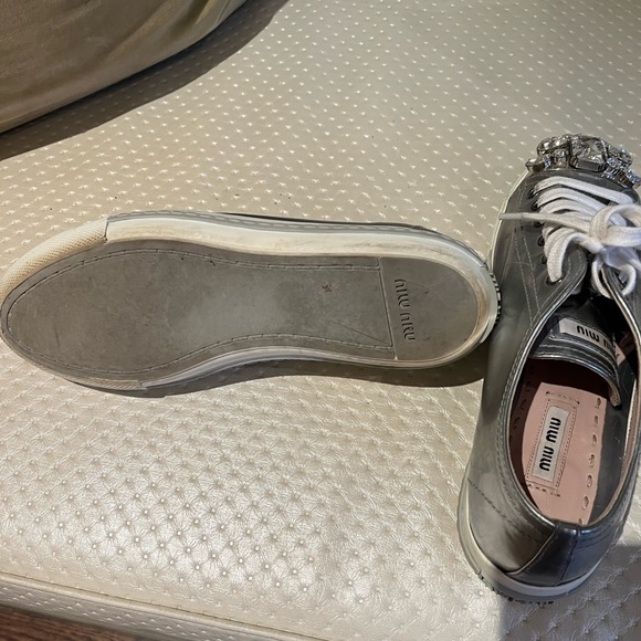 Miu Miu sneaker with gemmed toes - Picture 2 of 2